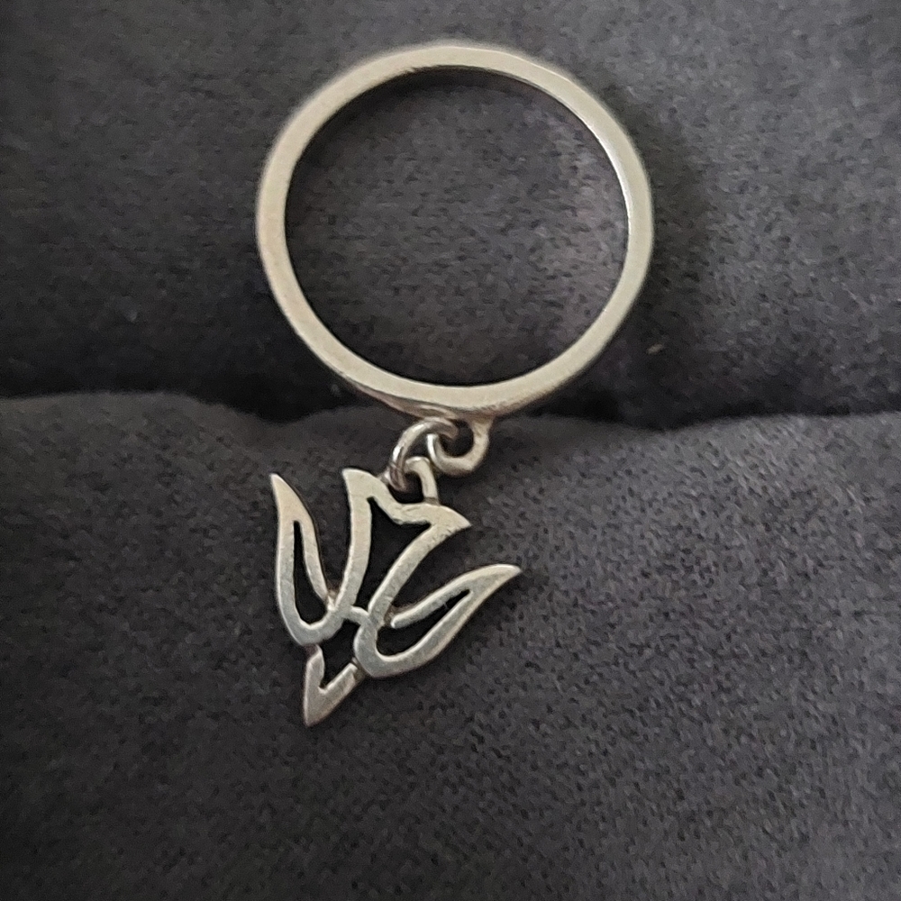 James Avery Retired Desending Dove Charm Ring